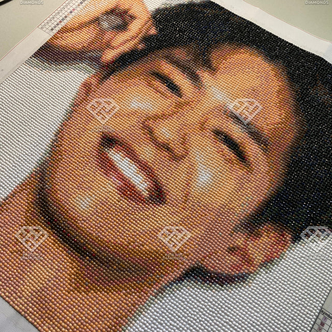 Customer submission of custom diamond paintings made by Painting Diamonds