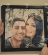 A happy couple submission of their custom diamond painting