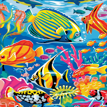 Fish in the Sea - 5D Diamond Painting Kit