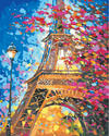 Colourful Eiffel Tower - 5D Diamond Painting Kit
