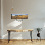 Flinders Ranges Radiance diamond painting displayed in a room setting