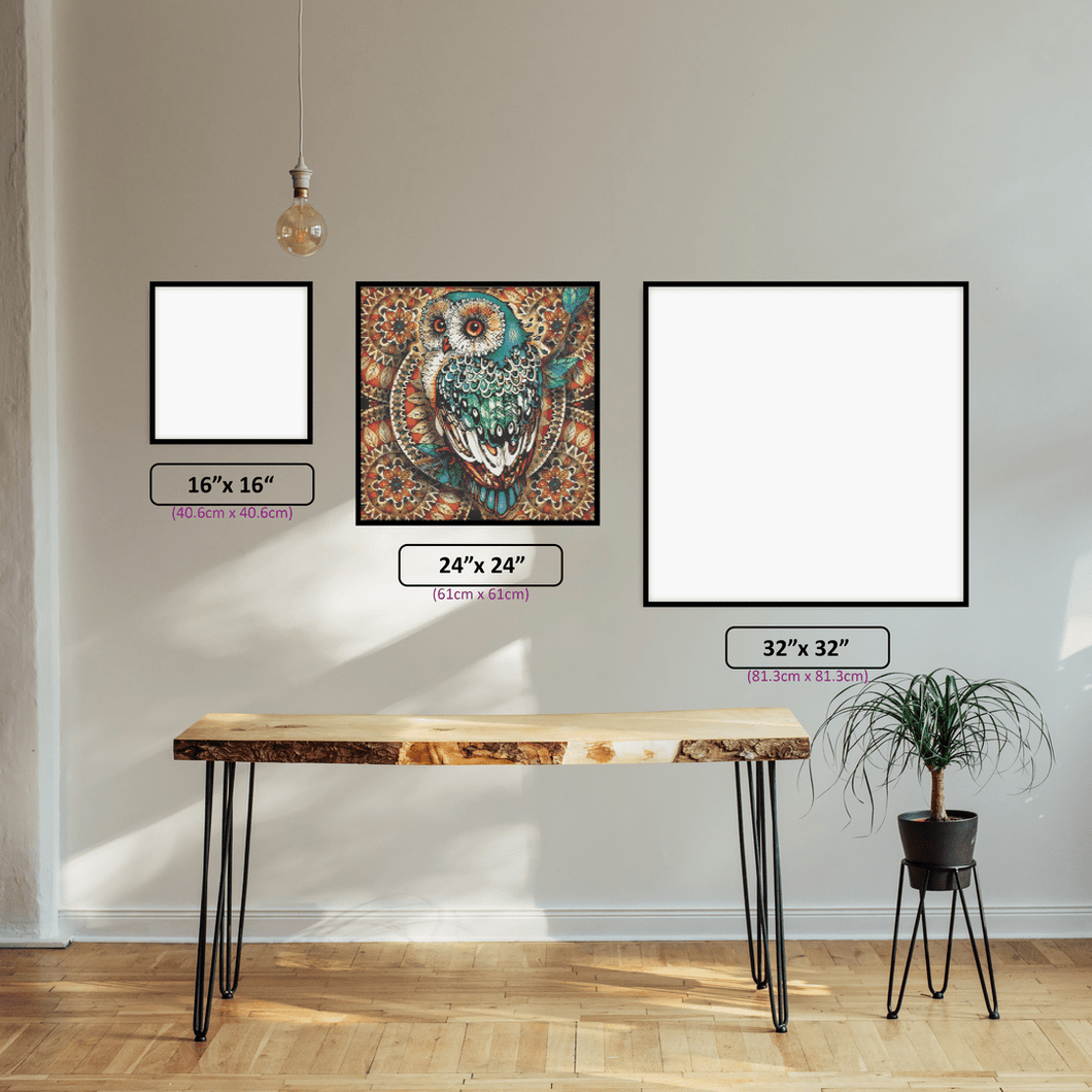 Artistic Owl - 5D Diamond Painting Kit