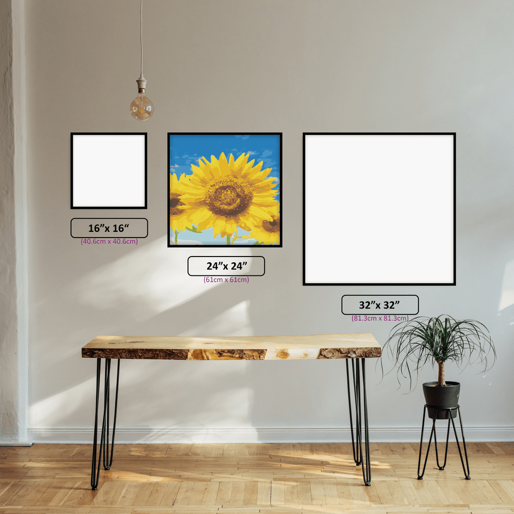 Vibrant Sunflower - 5D Diamond Painting Kit