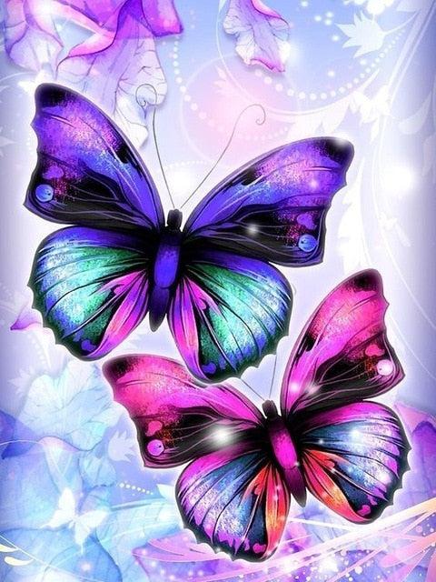 Colourful Butterfly #9 - 5D Diamond Painting Kit