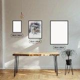 Splashed Equine Spirit diamond painting displayed in a room setting