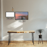 Sunset Serenade of the Apostles diamond painting displayed in a room setting